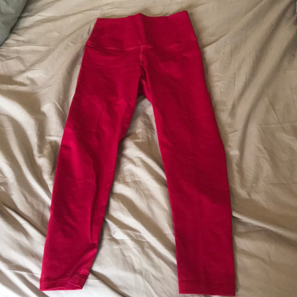 CLS Sportswear red “Up Leggings” size small